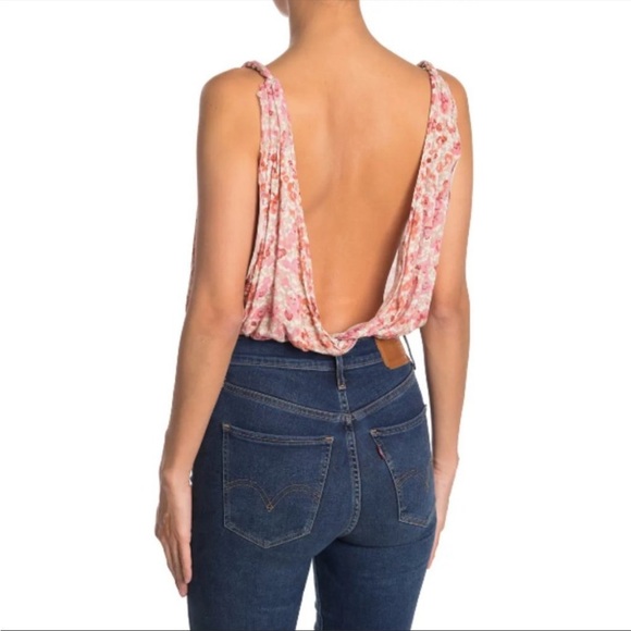 NWT Free People Siren Song Floral Bodysuit Size Small - Picture 2 of 13